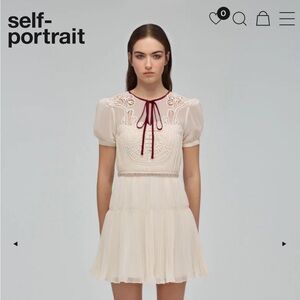 Self Portrait lace dress size 2